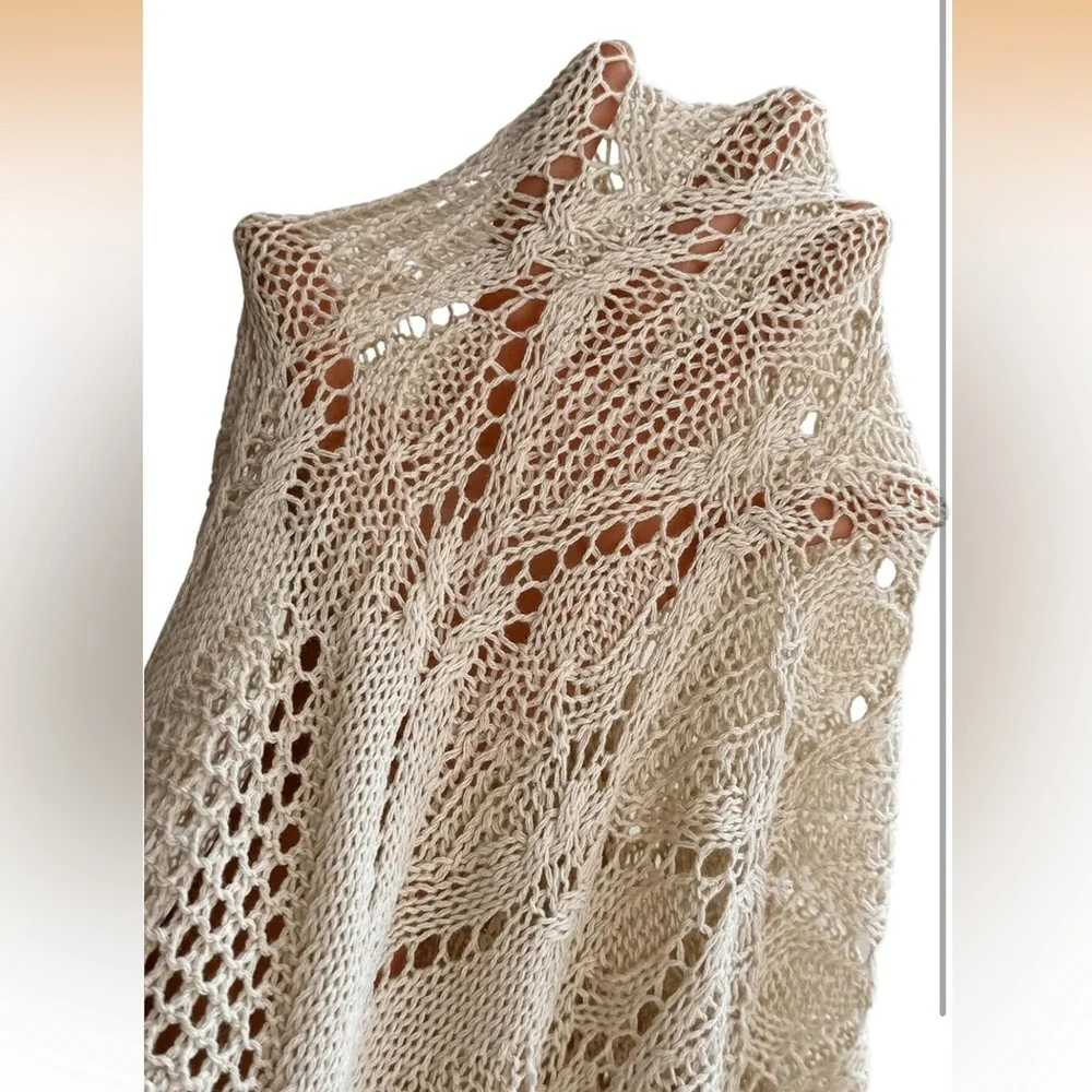 Elegant Crochet Maxi Skirt - Picture 6 of 10